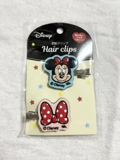 前髪クリップ ミニー ディズニー 新品未開封