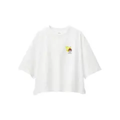ポケモン GU コラボ ピカチュウ Tシャツ ホワイト
