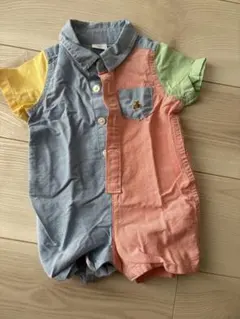 GAP マルチカラー 半袖ロンパース 0-3ヶ月