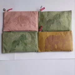 エミレーツ航空アメニティ野生動物デザインポーチセット　4個