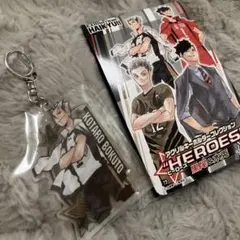 ハイキュー‼︎ アクリルキーホルダー　コレクション　木兎　HEROES 原画展