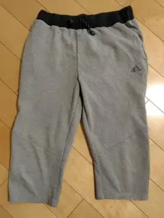 adidas climalite ジョガーパンツ グレー　七分丈