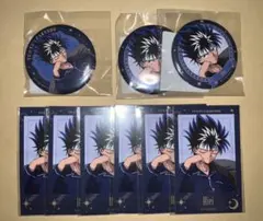 幽遊白書 飛影 缶バッジ ミニフォト風カード まとめセット