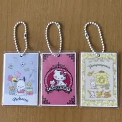 サンリオ　ポストカードチャーム2 ポチャッコ　チャーミーキティ　ポムポムプリン