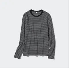 ソフトリブクルーネックt ユニクロ l