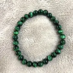 天然石グリーンタイガーアイブレスレット
