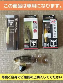 ⚠️。様専用■JACKALL ハードプラグ 4点セットのサムネイル
