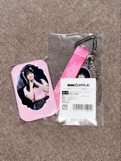 =LOVE 齋藤樹愛羅 DMMスクラッチ キーホルダー 缶バッジ