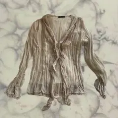 ブラウス ベージュ ブラウン ✢ フェアリーグランジ グランジ レース