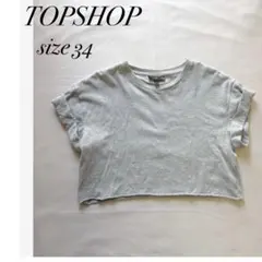 【TOPSHOP】ショート丈 半袖Tシャツのサムネイル