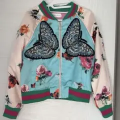 GUCCI フローラル ジップアップ ブルゾン S - メルカリ