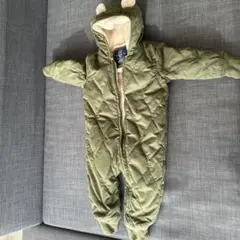 GAP キルティング　ボア　ロンパース