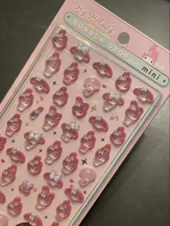 （正規品）My Melody ボンボンドロップミニシール