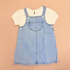 【H&M】 ジャンパースカート Tシャツ 2点セット 92cm