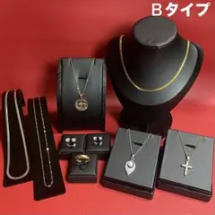 ネックレス　まとめ売り　セット　ピアス　アクセサリー　ゴールド　リング　Bホ