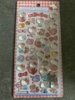 正規品　サンリオ第2弾　キティ　ボンボンドロップシール