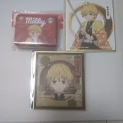 鬼滅の刃 善逸 トレーディングミニ色紙