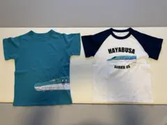 新幹線　はやぶさ　Tシャツ 半袖　120センチ　未使用品　コストコ　2枚セット