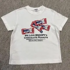 ファミリア ホワイト スヌーピー Tシャツ 120