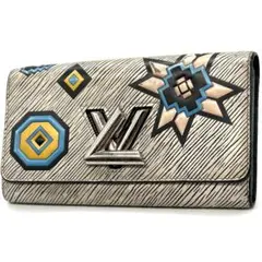 LOUIS VUITTON ポルトフォイユツイスト エピデニム フラップ 長財布 