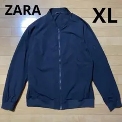 ZARA 軽量ボンバージャケット XL リブナイロンジャケット MA-1