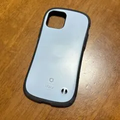 iFace iPhone12 12pro ケース　ライトブルー　水色　青　黒
