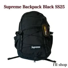 新品 Supreme Backpack BLACK SS25リュック バッグのサムネイル