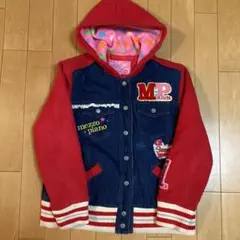 メゾピアノ デニム スタジャン風 ジャケット 140 平成レトロ 刺繍 フーディ