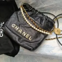 激レア！CHANEL22ミニ パール チェーン ショルダーバッグ - メルカリ