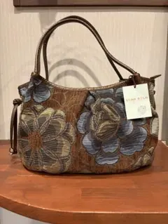 SOAR SOLe ショルダーバック 花柄 ジャガード ナイロン 斜め掛け 