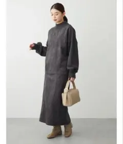 【最終値下】チャコールグレー セットアップ　グレー　スカート　上下セット