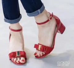 チャンキーヒール⋈*。゜リボンサンダル！