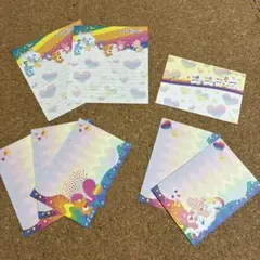 ケアベア★便箋2枚&封筒6枚【美品】