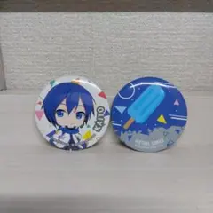 プロセカ　セガラッキーくじE賞　KAITO　缶バッジ2個セット