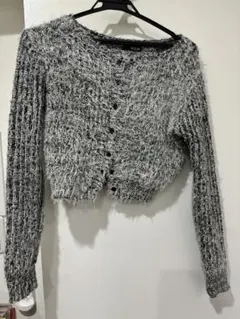 resexxy シャギーカーディガン グレー