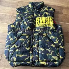リバーシブル　RW99 迷彩柄 ダウンベスト