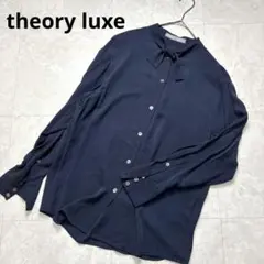 theory luxeセオリーリュクス シルク ブラウス シャツ ボウタイリボンのサムネイル