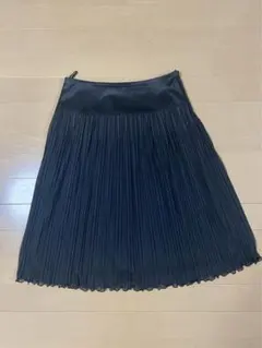 コムサ・デ・モード　黒　プリーツスカート９号