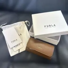 【新品未使用】FURLA フルラ バビロン キーケース 花柄