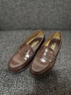 HARUTA ブラウン ローファー 23