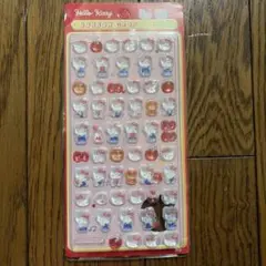 サンリオ ボンボンドロップシール ミニ キティ 赤
