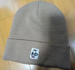CHUMSベージュニット帽