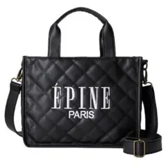 【未使用】épine エピヌ キルティングバッグ ショルダーバッグ 黒【最安値】のサムネイル