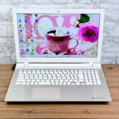 快速SSD240GB☆高性能i7☆美しいゴールドノートPC♪カメラ付！Win11