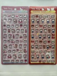 【国内正規品】ボンボンドロップシール　サンリオ　キティ2枚セット