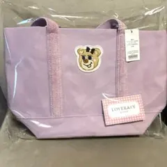 新品・未使用　フェイラー　オールドテディガール　ワッペントートバッグ