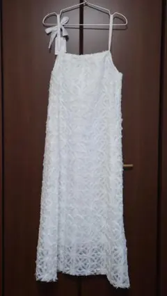 LUDIC PARK 花柄ラッセルワンピース