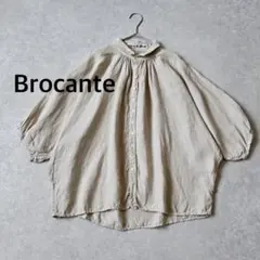 Brocante ブロカント リネンキャンバス グランシャツ
