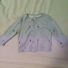 Ralph Lauren パステルブルー カーディガン 春服 80