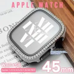 アップルウォッチ ケース apple watch キラキラカバー 45mm WS